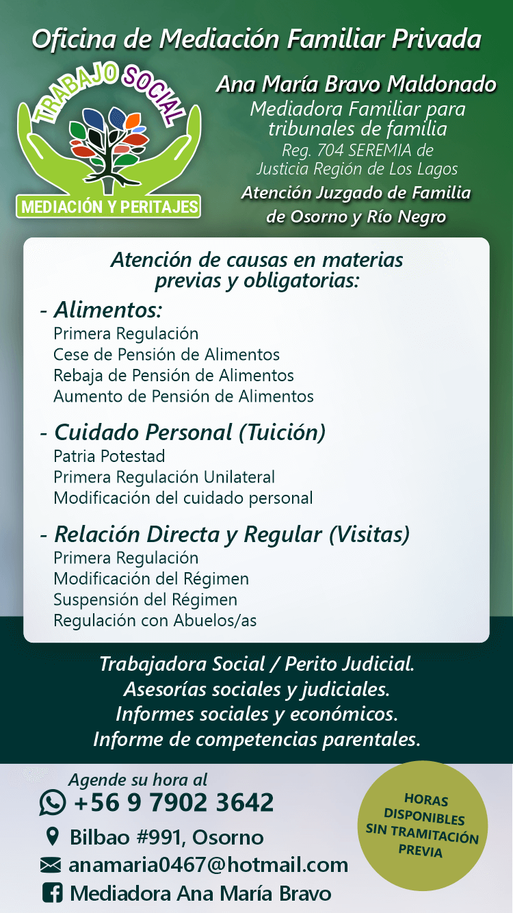 mediacion familiar privada osorno