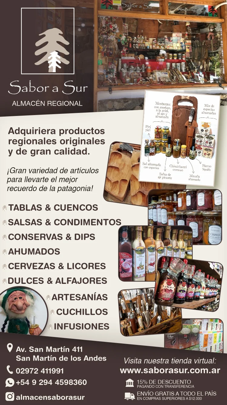 artesania productos regionales san martin de los andes