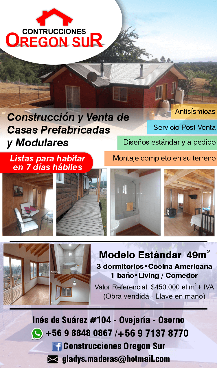 casas prefabricadas osorno